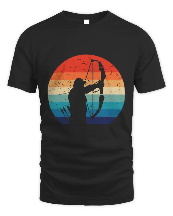 Hunting Bow Arrow Archery Sports T-Shirt