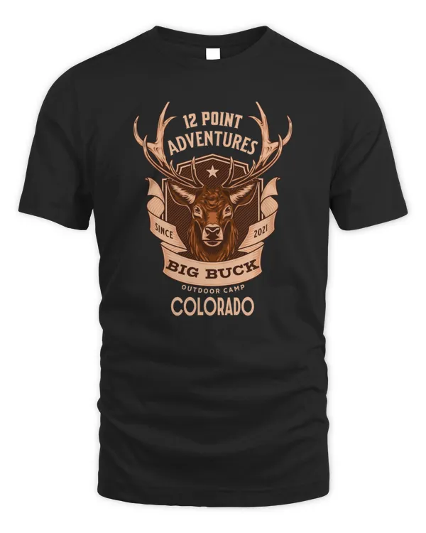 Colorado Deer Hunting Outdoor Camp8 T-Shirt