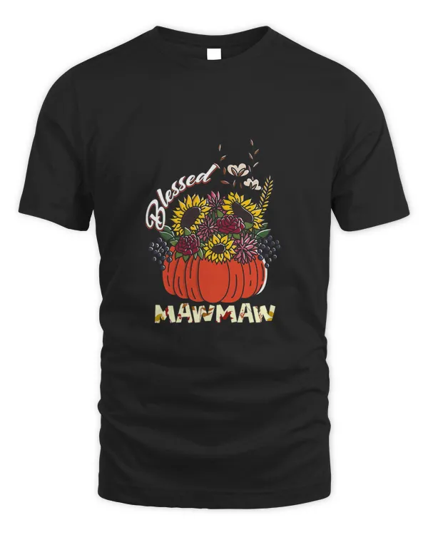 Blessed Maw Maw Spooky Thanksgiving8598png8598 T-Shirt