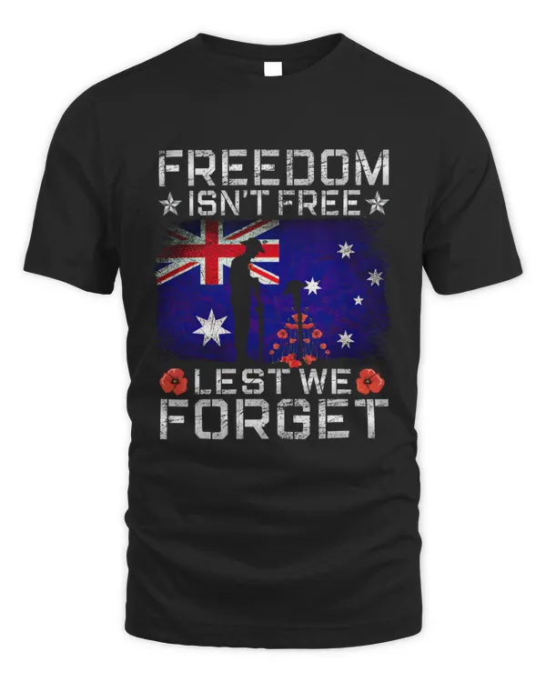Freedon Isn't Free Lest We Forget, Australian Veterans