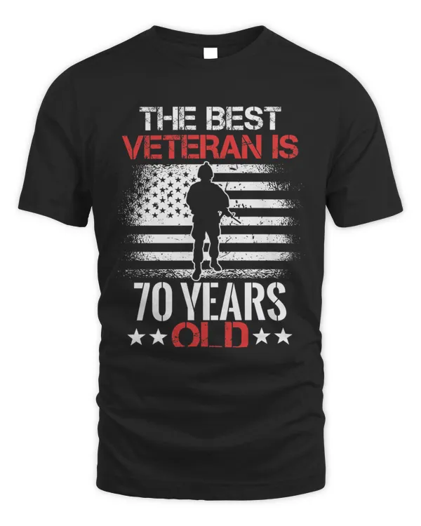 70 Birthday Present Veteran 70 Years Veterans Day16262 T-Shirt