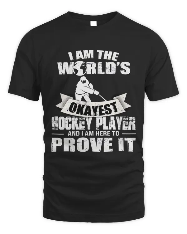 Hockey Player Sports Ice Hockey Coach Team T-Shirt