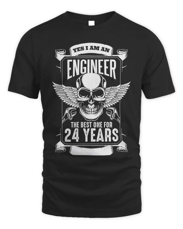 24th Birthday Engineer 24 Years Technician Gift14797 T-Shirt