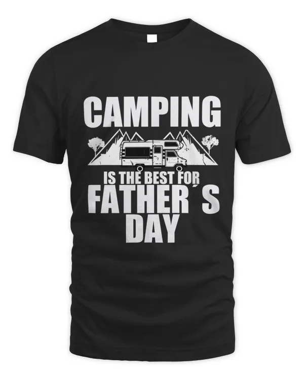 Camping Dad Fathers Day Present Camper Gift T-Shirt