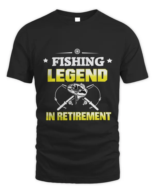 Fishing Pensioner Angler Retirement Fisher T-Shirt