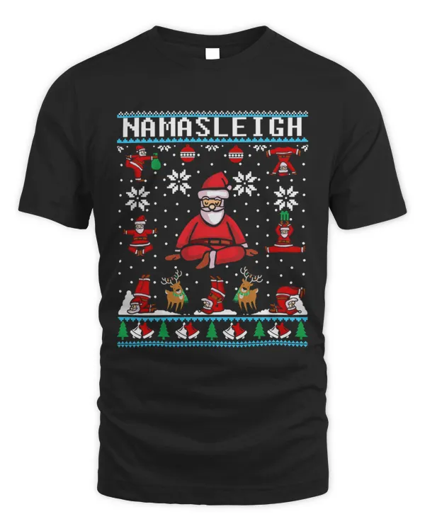 Namasleigh Yoga Funny Christmas Sweater884 T-Shirt