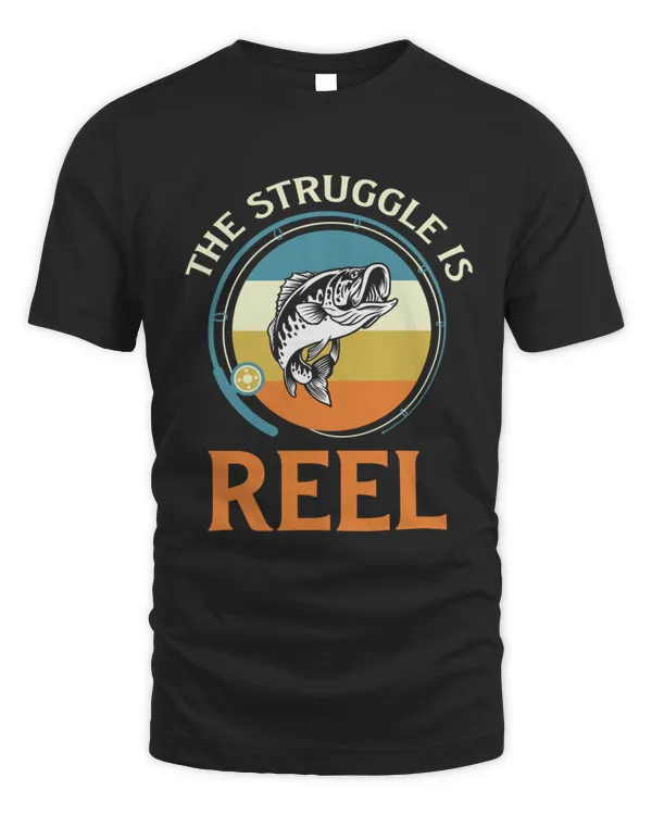 The Struggle Reel Fishing Lovers  T-Shirt