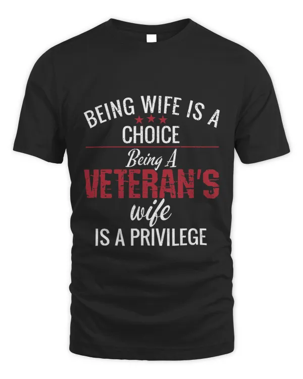 veteran veterans day veteran wife military T-Shirt