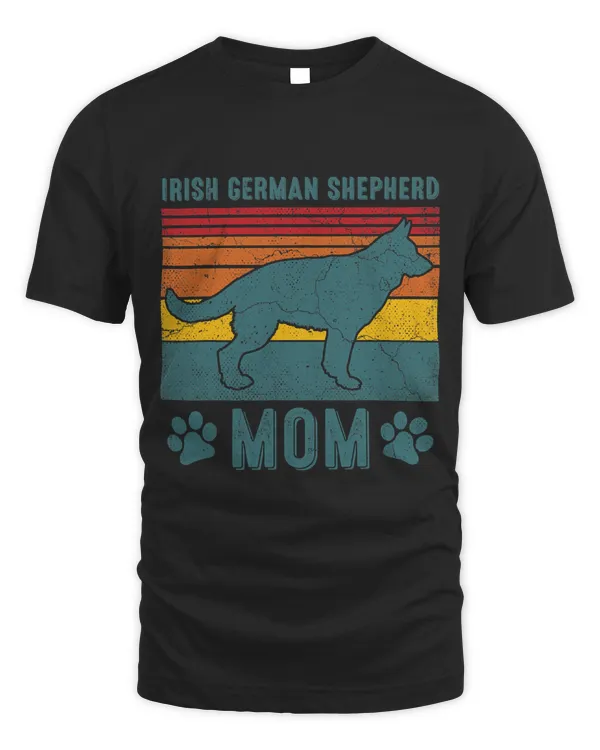 Dog Irish German Shepherd Mom