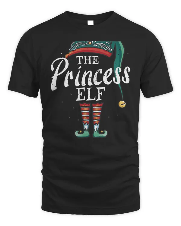The Princess Elf Funny Christmas Hat Family4725 T-Shirt