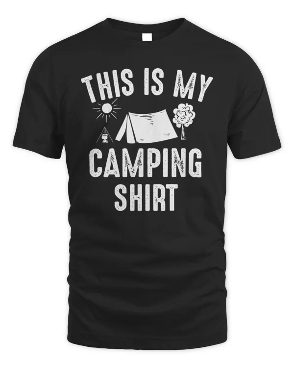 This is my camping shirt Simple but cool camping lover gift T-Shirt