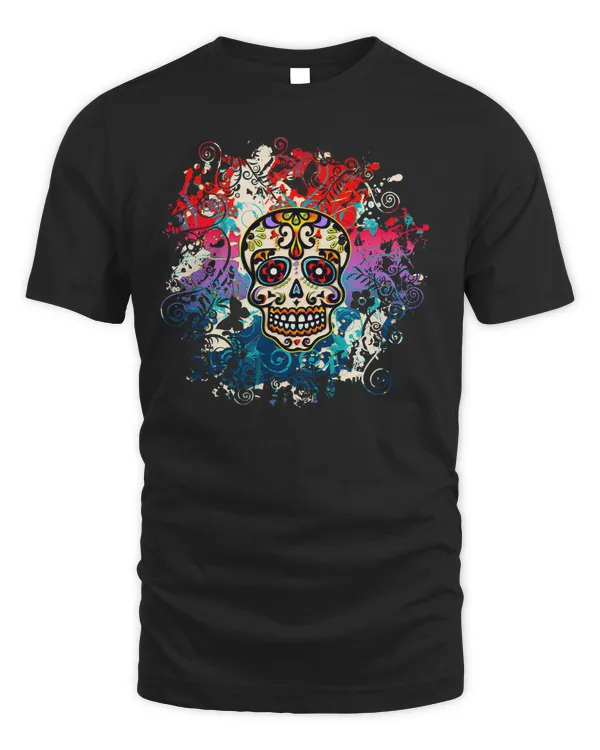 Skull Lover Skeleton Mexican Skull, Sugar Skull, Day of the Dead, Dias de los muertos Skulls