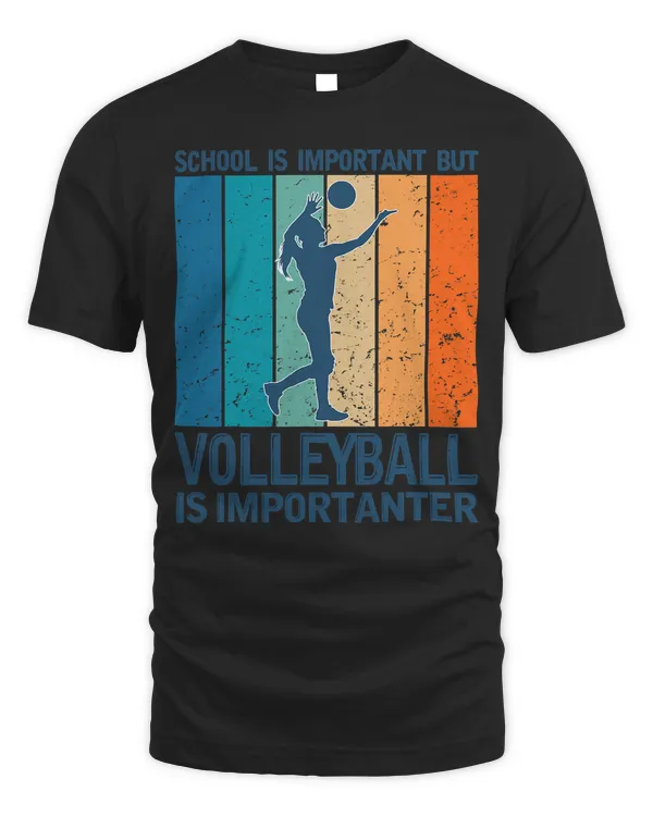 Volleyball Sport Lover School Is Important But Volleyball Is Importanter Youth Boys 287