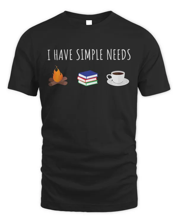 Funny Love Camping Reading Coffee Gift Premium T-shirt