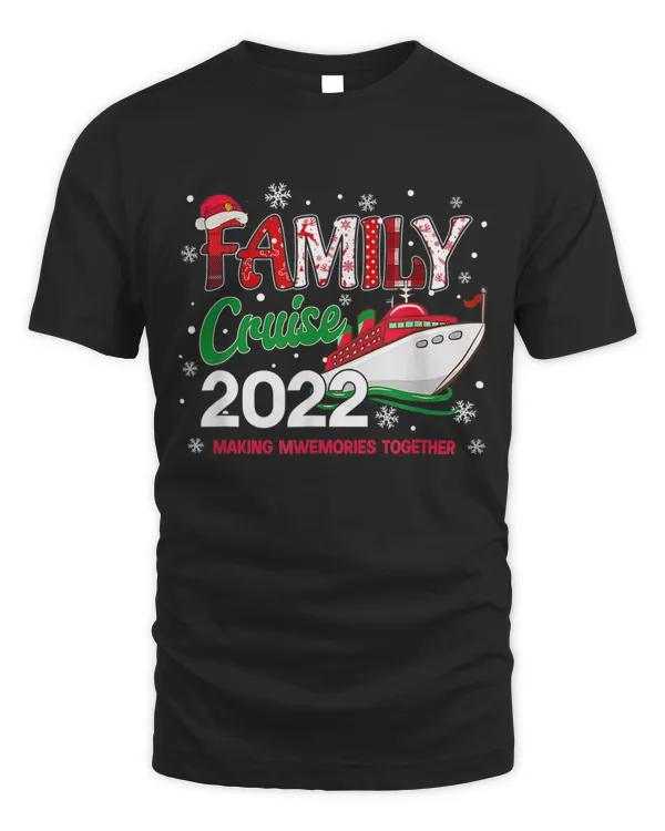 Funny Matching Christmas Family Cruise 2022 Merry Cruisemas T-shirt