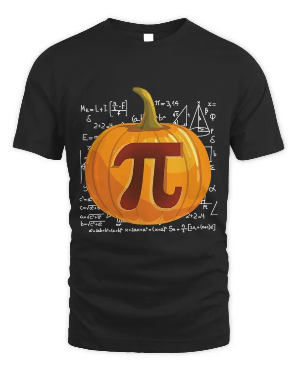 Pumpkin Pie Math Shirt Funny Halloween Thanksgiving Pi Day