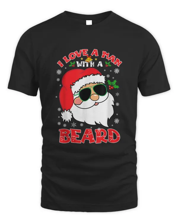 Funny Santa Beard Tee Secret Santa Gift Team Santa Tee Jolly T-shirt