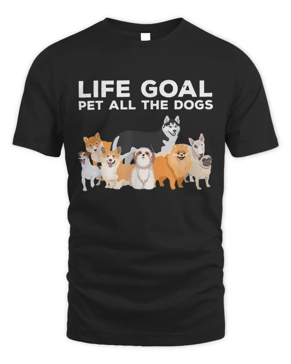 Cute Dog Design For Men Women Kids Pet Animal Dog Owner T-shirt