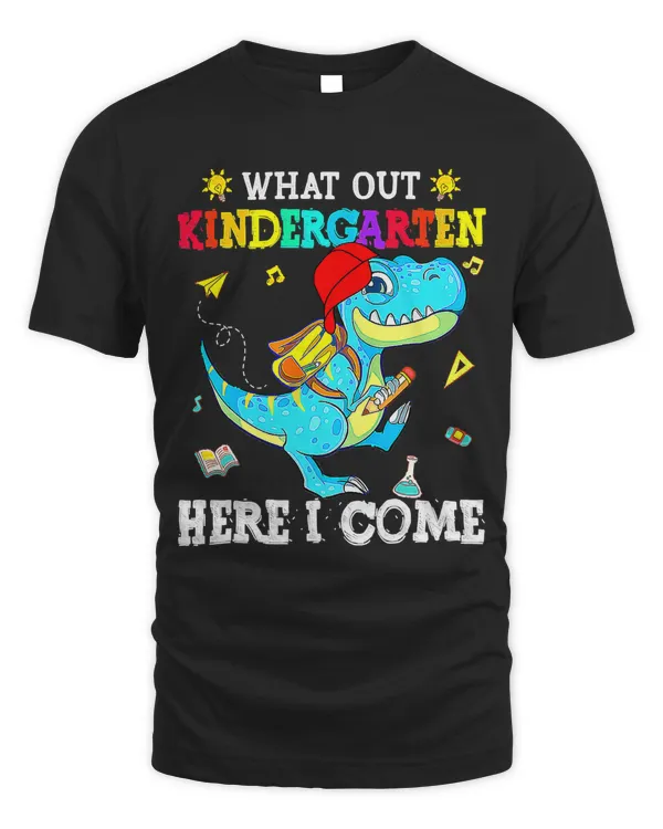 Watch Out Kindergarten Here I Come Dinosaurs Back To School