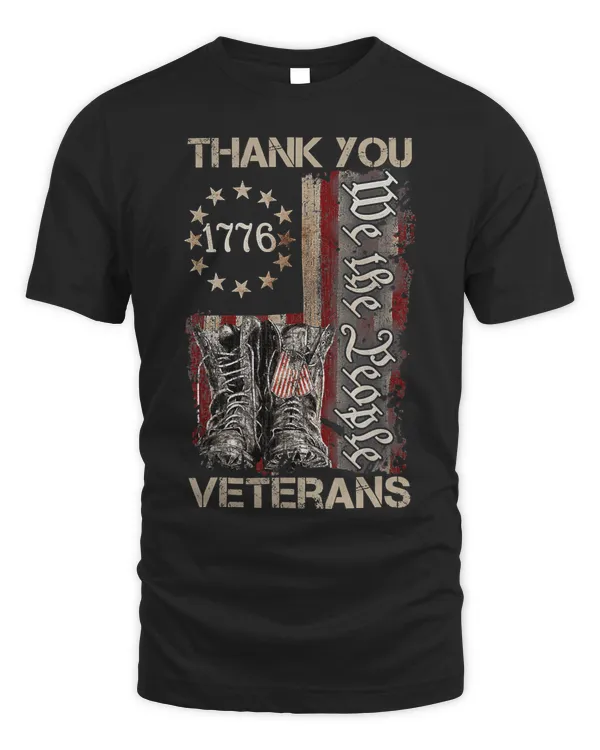 We The People Thank You Veterans shirts 1776 USA Flag 359