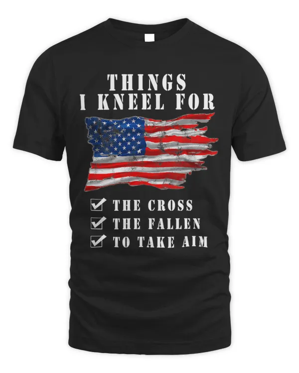 American Patriot Things I kneel For The Cross The Fallen 177