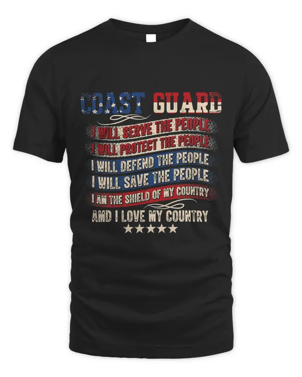 Coast Guard I Will Serve Protect Defend Save The People 24