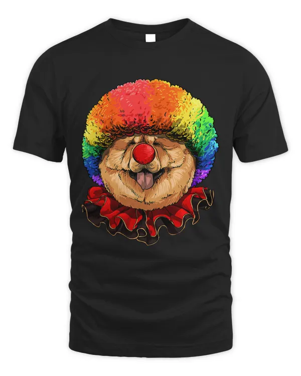 Clown Chow Chow Carnival Circus Staff Pet Puppy Dog Lover