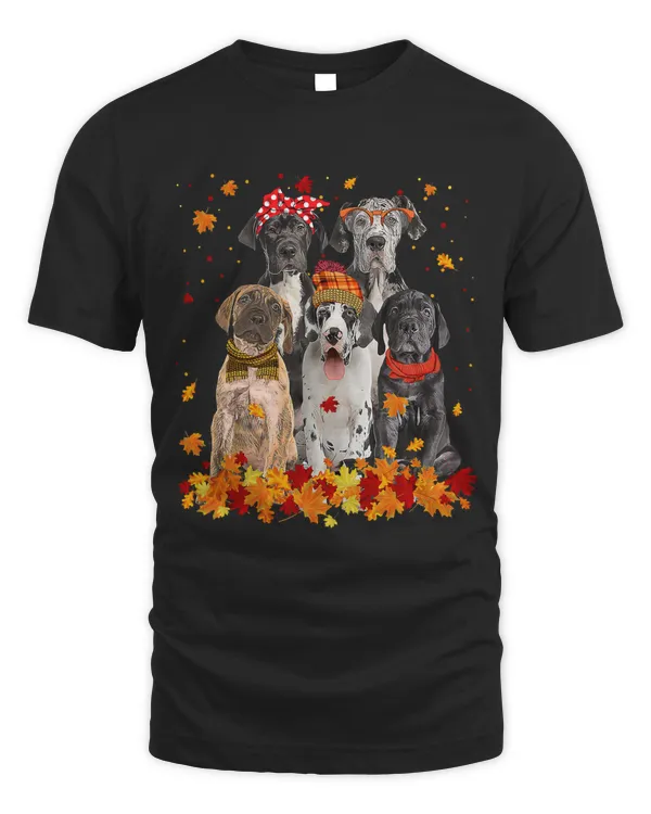 Its Fall Yall Great Dane Dog Lovers Thanksgiving Christmas160
