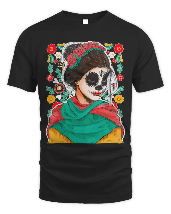 Mexican Dia De Los Muertos Mexican Sugar Skull Girl 84