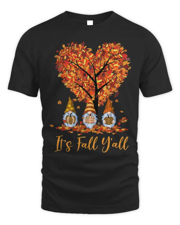 Its Fall Yall Gnomes Pumpkins Autumn Tree Thanksgiving122