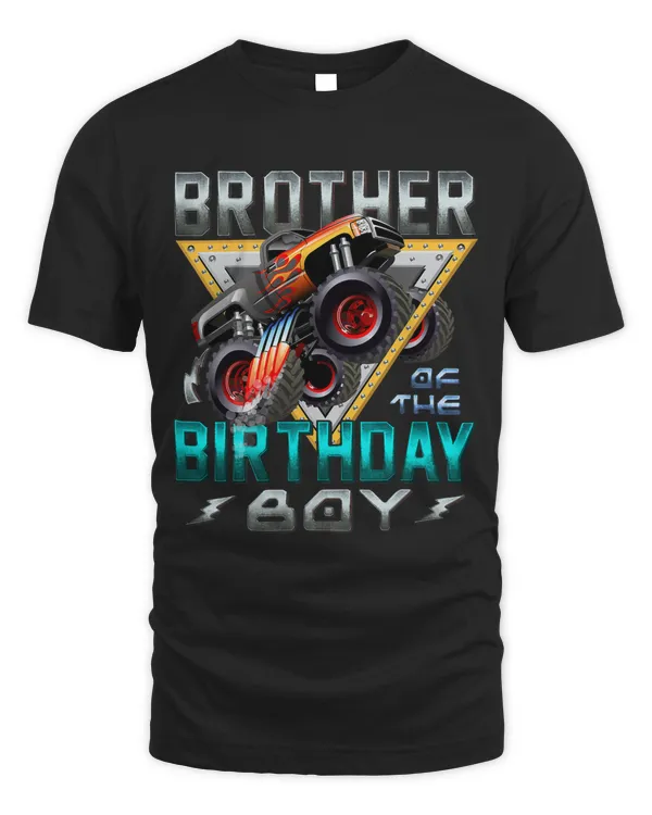 Brother of the Birthday Boy Monster Truck Birthday 190