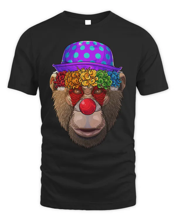 Funny Clown Chimpanzee Circus Carnival Costume Theme Party32