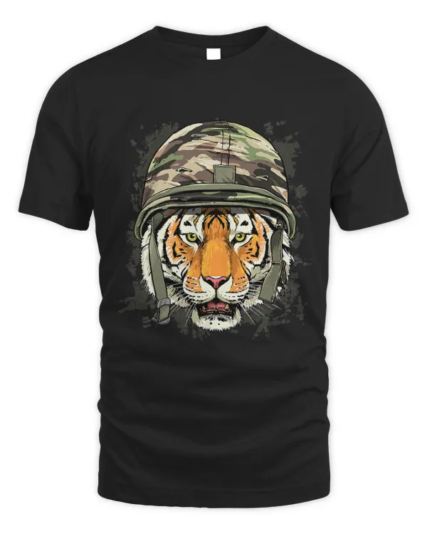 Tiger Soldier Veteran Army Tiger Safari Animal Lover 372