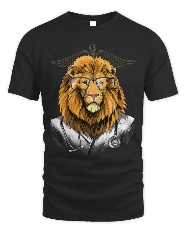 Doctor Lion Surgeon Physician Dr MD Wild Animal Lion Lover 175