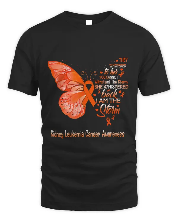 I Am The Storm Kidney Leukemia Cancer Awareness Butterfly