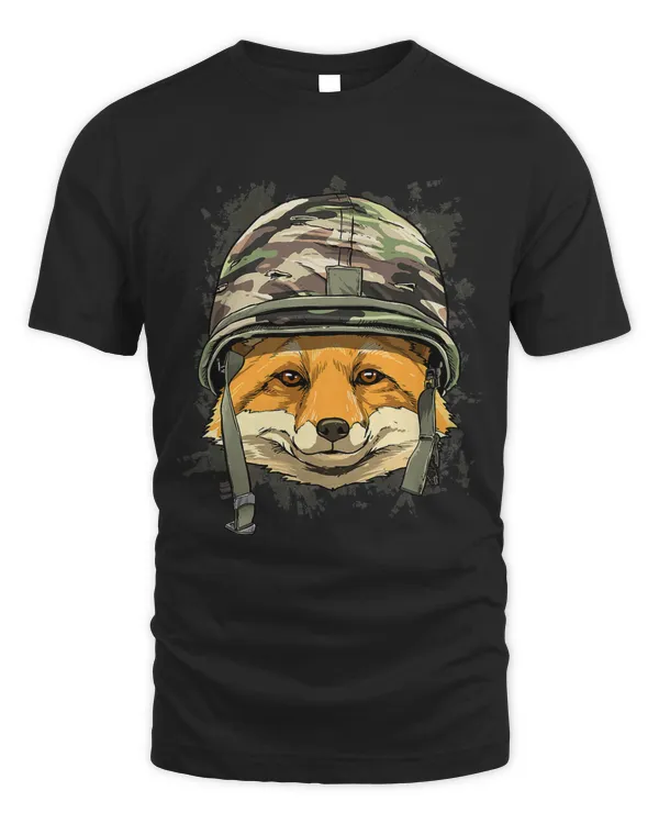 Fox Soldier Veteran Army Fox Forest Lover 593