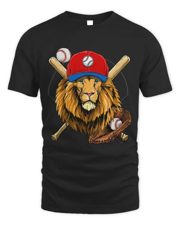 Lion Baseball Lion Lovers Baseball Player 128