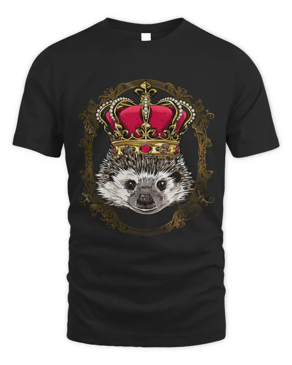 King Hedgehog Wearing CrownQueen Hedgehog Animal 320