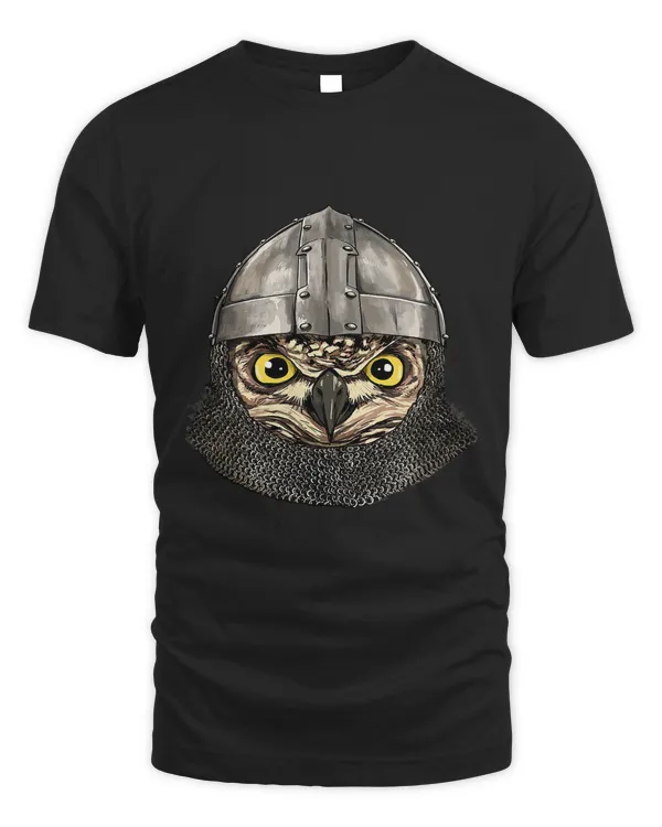 Medieval Owl Knight Warrior Owl Bird Lover 40
