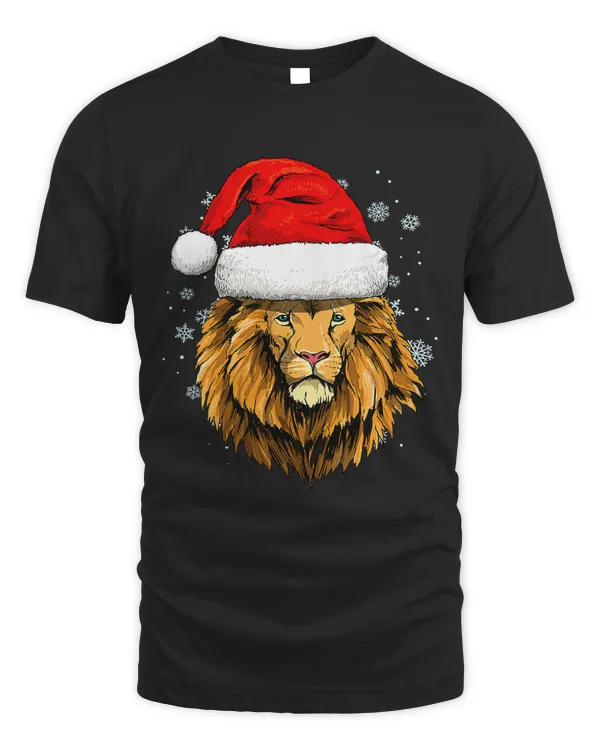 Christmas Lion Santa Clause Xmas Navidad African Animals19