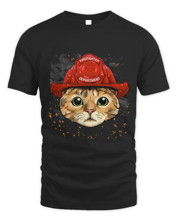 Cat Firefighter Feline Cat Kitten Lover 744
