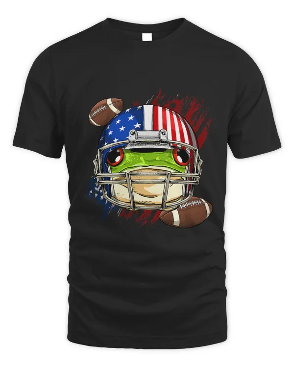 Frog American Football Frog Lovers USA Flag 143