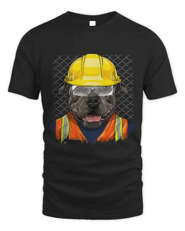 Pit Bull Construction Worker Pit Bull Dog 243