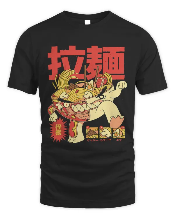 Anime Ramen Noodle MonsterJapanese Creature Graphic 1