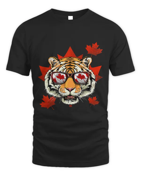 Canadian Tiger Maple Leaf Patriotic Canada Flag 336