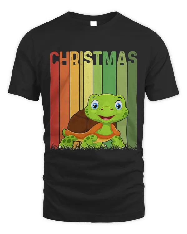 Christmas Retro Turtle Cute Group Matching Xmas Holiday 559