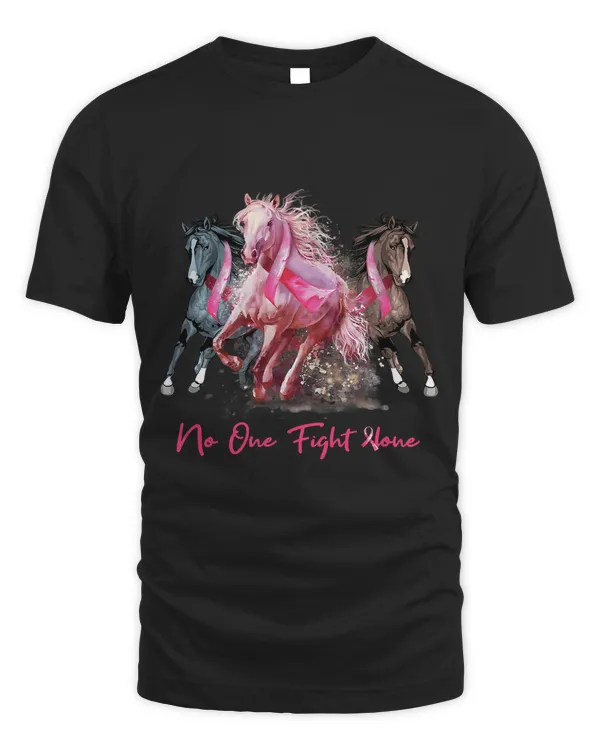 Horse With Breast Cancer Awareness Womens Breast Cancer 166