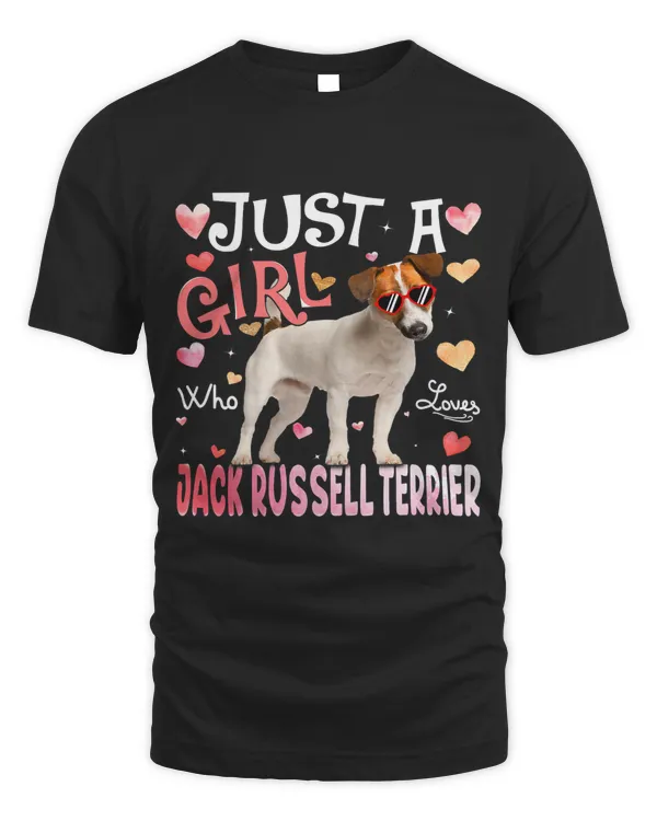 Just A Girl Who Loves Jack Russell Terrier Girls Dog Lover197