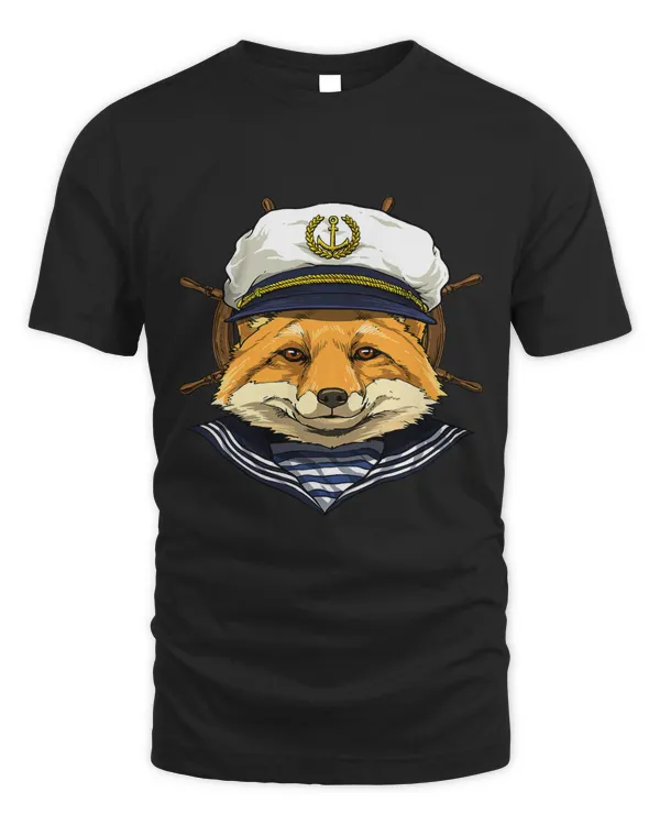 Fox Sailor Boat Captain Wildlife Fox Forest 182