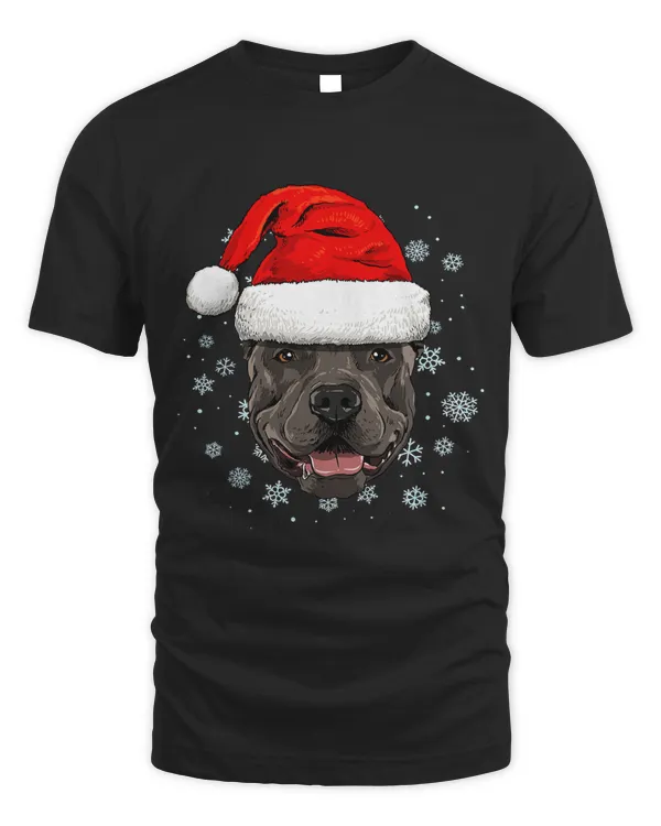 American Pit Bull Dog Christmas Santa Clause Navidad Xmas7